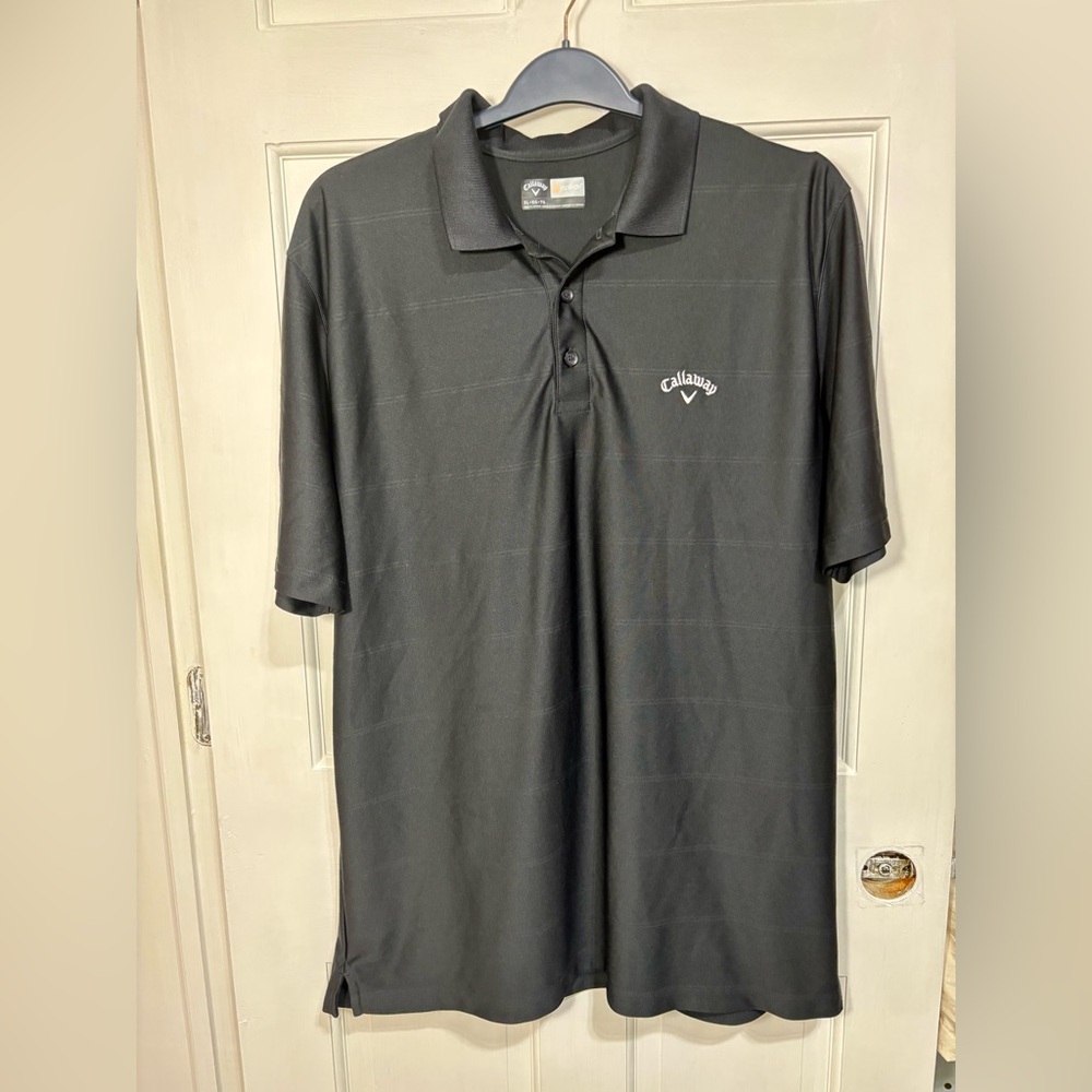 Callaway men’s XL black golf polo